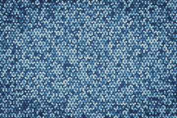 Triangular mosaic texture. Abstract polygonal background.