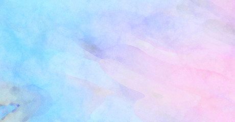 Modern painting of soothing brush strokes resembling alcohol inks. Watercolor abstract painting with pastel colors for poster, wall art, banner, card, book cover or packaging.