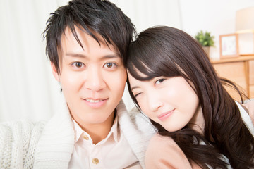 笑顔のカップル