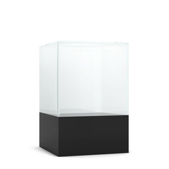 Empty glass display
