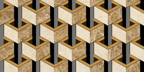 brown 3d shape background for tiles