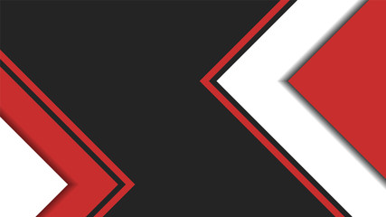 Background, Wallpaper. Simple Shape With Red, White, Black color. Design Vector Graphic Minimalist.