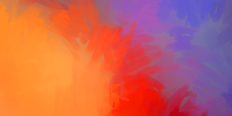 Brushed Painted Abstract Background. Brush stroked painting. Artistic vibrant and colorful wallpaper.