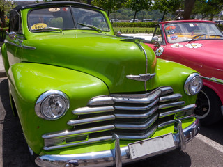 Havana Cuba American cabriolet vintage cars