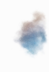 Watercolor painted background. Abstract Illustration wallpaper. Brush stroked painting. 2D Illustration.