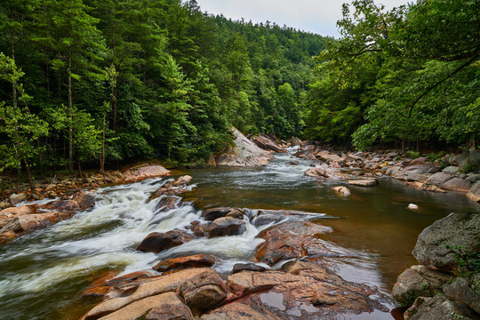 Rapids on Wilson Creek in North Carolina.