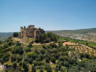 Obraz premium Aerial view Montesa castle. Spain