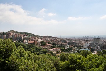 Fototapeta na wymiar A view of Barcelona in Spain
