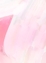 Watercolor abstract painting with pastel colors for poster, wall art, banner, card, book cover or packaging. Modern painting of soothing brush strokes resembling alcohol inks.