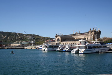 Fototapeta na wymiar port of barcelona