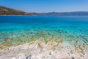 Salda Lake in Burdur Province of Turkey