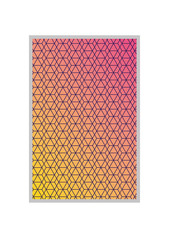 pink with yellow gradient and pattern background frame, Abstract texture art and wallpaper theme Vector illustration