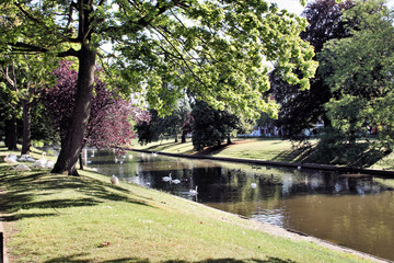 A view of Bruges in Belgium