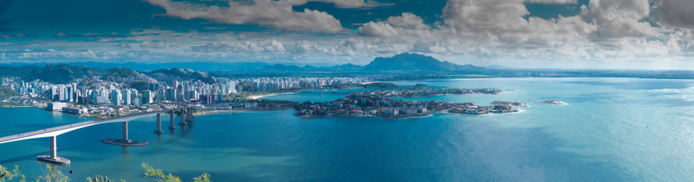 Panoramica da Baia de Vitoria
