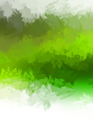 2D illustration of colorful brush strokes. Decorative texture painting. Vibrant paint pattern backdrop.