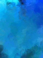 2D illustration of colorful brush strokes. Decorative texture painting. Vibrant paint pattern backdrop.