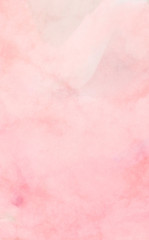 Watercolor abstract painting with pastel colors. Soft color painted illustration of calming composition for poster, wall art, banner, card, book cover or packaging. Modern brush strokes painting.