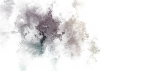 Abstract colorful watercolor on white background. Digital art painting.