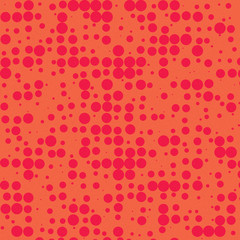Abstract Color Halftone Dots generative art background illustration