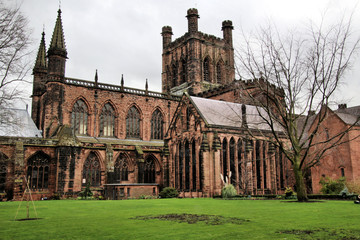 Fototapeta premium A view of Chester Cathedral