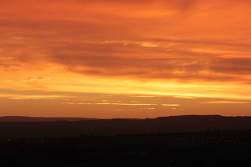 Fototapeta na wymiar Sunset in Scotland