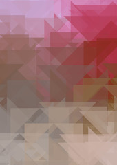 Overlapping design with triangles background. Abstract geometric wallpaper. Geometrical colorful triangular shapes.