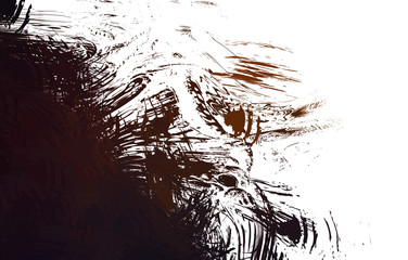 Wall art. Unique and creative illustration. Brush stroked painting. Abstract background of colorful brush strokes. Brushed vibrant wallpaper. Painted artistic creation.