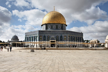 Obraz premium dome of the rock jerusalem