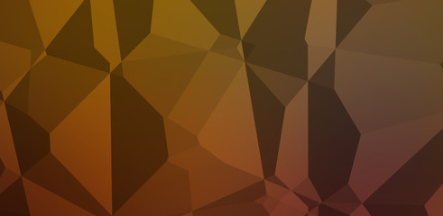 Polygonal background. Colorful wallpaper with geometric design. Digital 3d illustration.