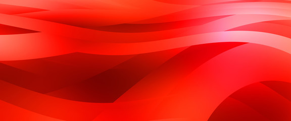 Obraz premium Abstract background with colorful gradient. Vibrant graphic wallpaper with stripes design. Fluid 2D illustration of modern movement.