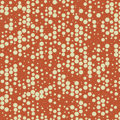 Abstract Color Halftone Dots generative art background illustration