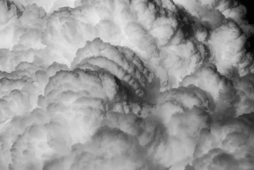 Cloud close up Black & white
