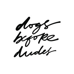 Dog mom. Hand lettering illustration for your design