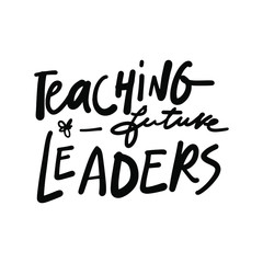 Hand lettering illustration for teacher's design: mug, t-shirt.
