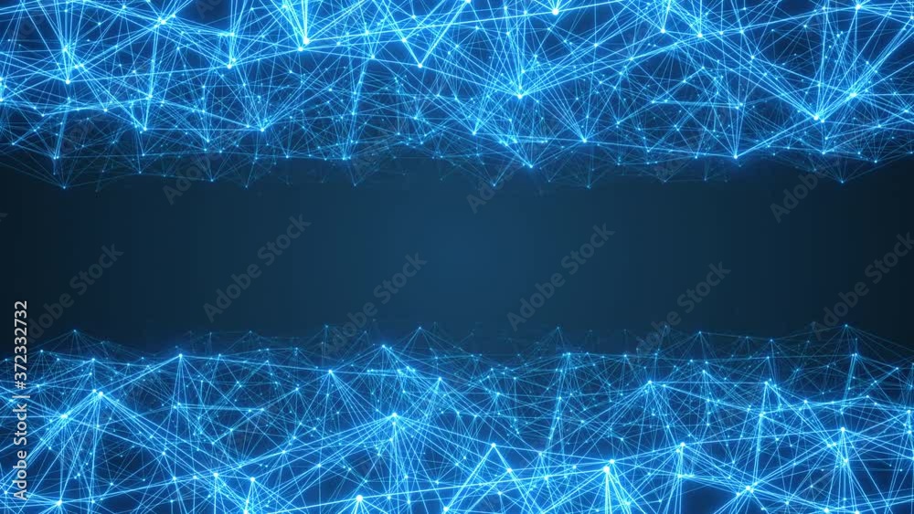 Wall mural digital data stream futuristic background video