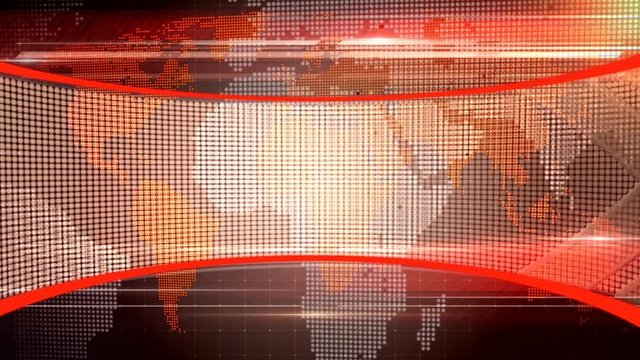TV news intro with no title