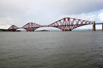 The Forth Rail Bridge in Scotland