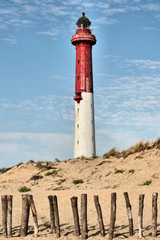 lighthouse on the coast in France