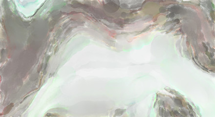 Modern art painting. Artistic watercolored backdrop material. Unique watercolor random pattern. Creative abstraction. Digital texture wallpaper. 2d illustration.
