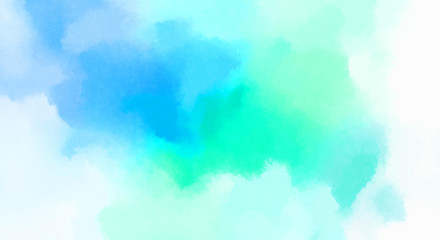 Watercolor painted background. Abstract Illustration wallpaper. Brush stroked painting. 2D Illustration.