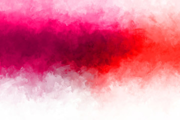Abstract background of colorful brush strokes. Brushed vibrant wallpaper. Painted artistic creation. Unique and creative illustration.