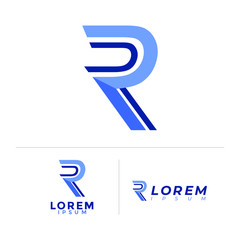 vector logo design R