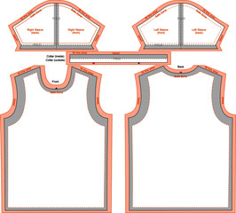 T-Shirt template that fits all over print on Teespring