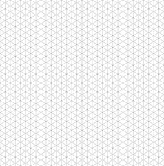 Isometric grid seamless pattern. Abstract triangle background.
