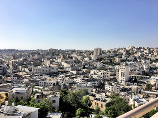 Fototapeta na wymiar An aerial view of Hebron 
