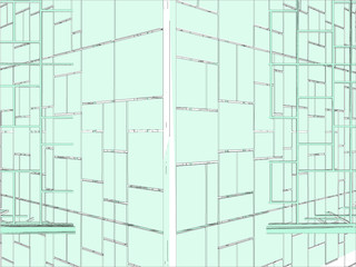 Abstract Ornamental Constructions Vector. 