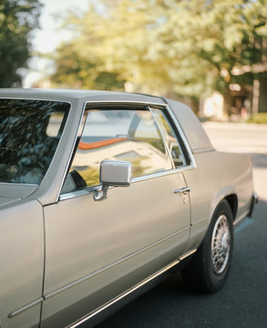 Fototapeta Vintage car shot on Film