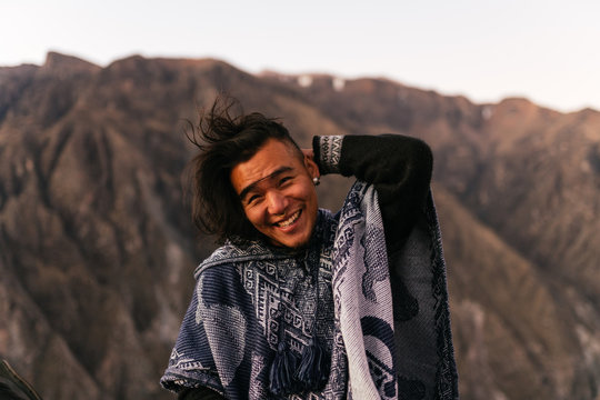 portrait of asian man