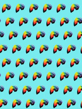 Seamless rainbow pattern