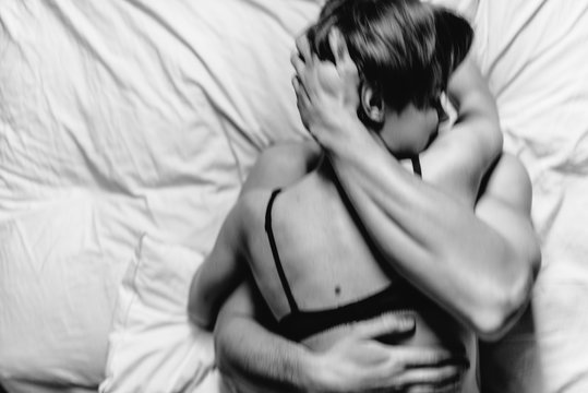Hot hugs in motion blur